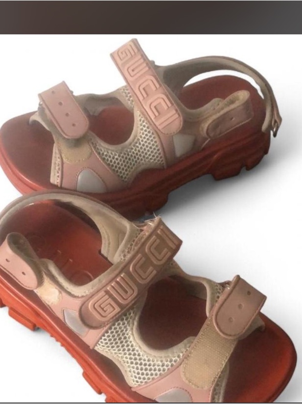 GUCCI Flashtrek 2019 sandals/shoes 
(AUTHENTICITY GUARANTEE) with box